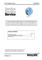 Philips - AX-2460-Service-Manual 